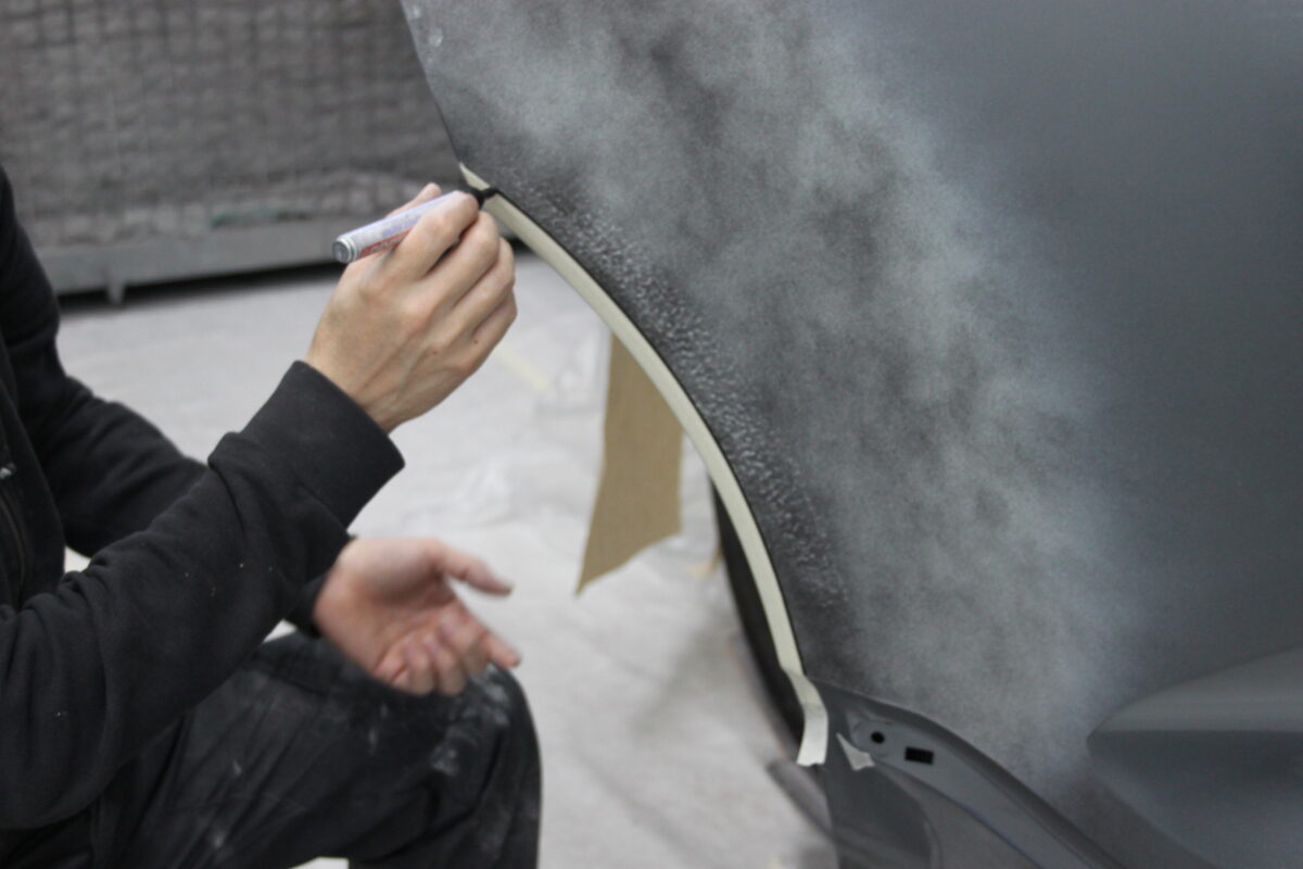 Arbeiten in der Carrosserie